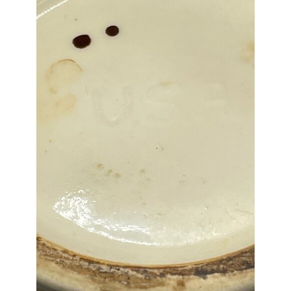 Tea pot & lid floral gold trim glass USA green red gold length 7" width 10" READ - Picture 8 of 10